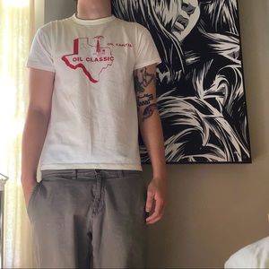 SUPER RARE 70s Vintage Oil T-Shirt